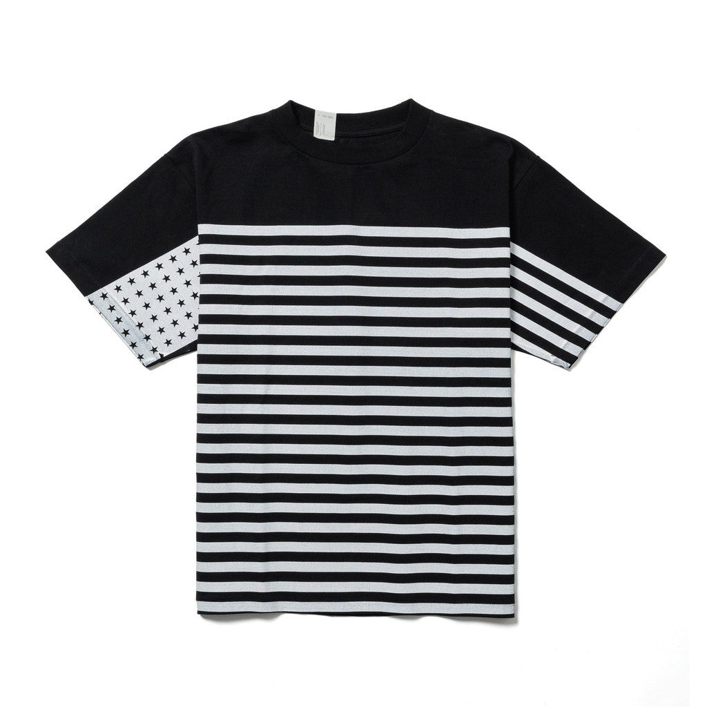 F-LAGSTUF-F｜N.HOOLYWOOD | STAR & BARS Tee #BLACK 