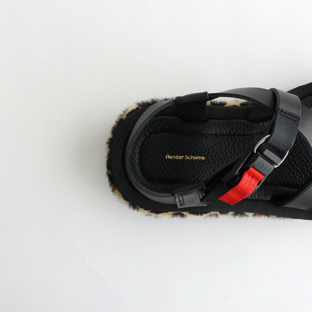 Hender Scheme��MEADOW SANDAL #BLACK/LEOPARD [RO-S-MDS]