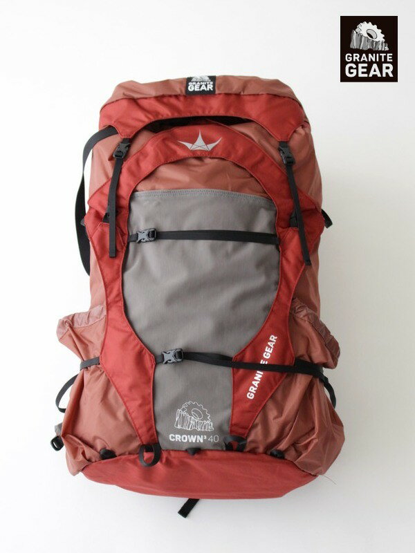 GRANITE GEAR グラナイトギア｜クラウン3/40L / ECO #ラスト/レッドロック [2211200114]