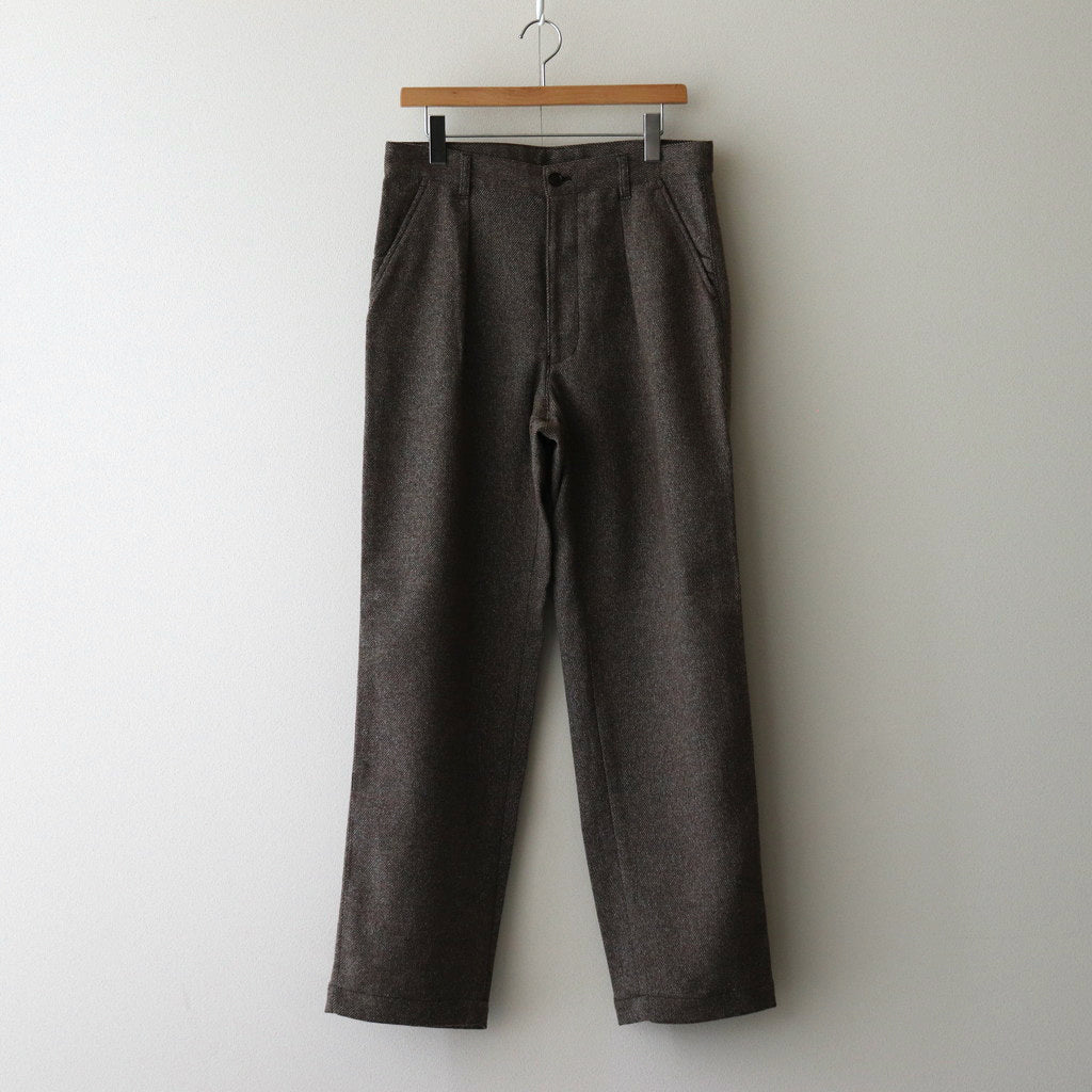 乐天商城 - Caledoor｜6 Pocket Wool Trousers #Brown [6043-1402]