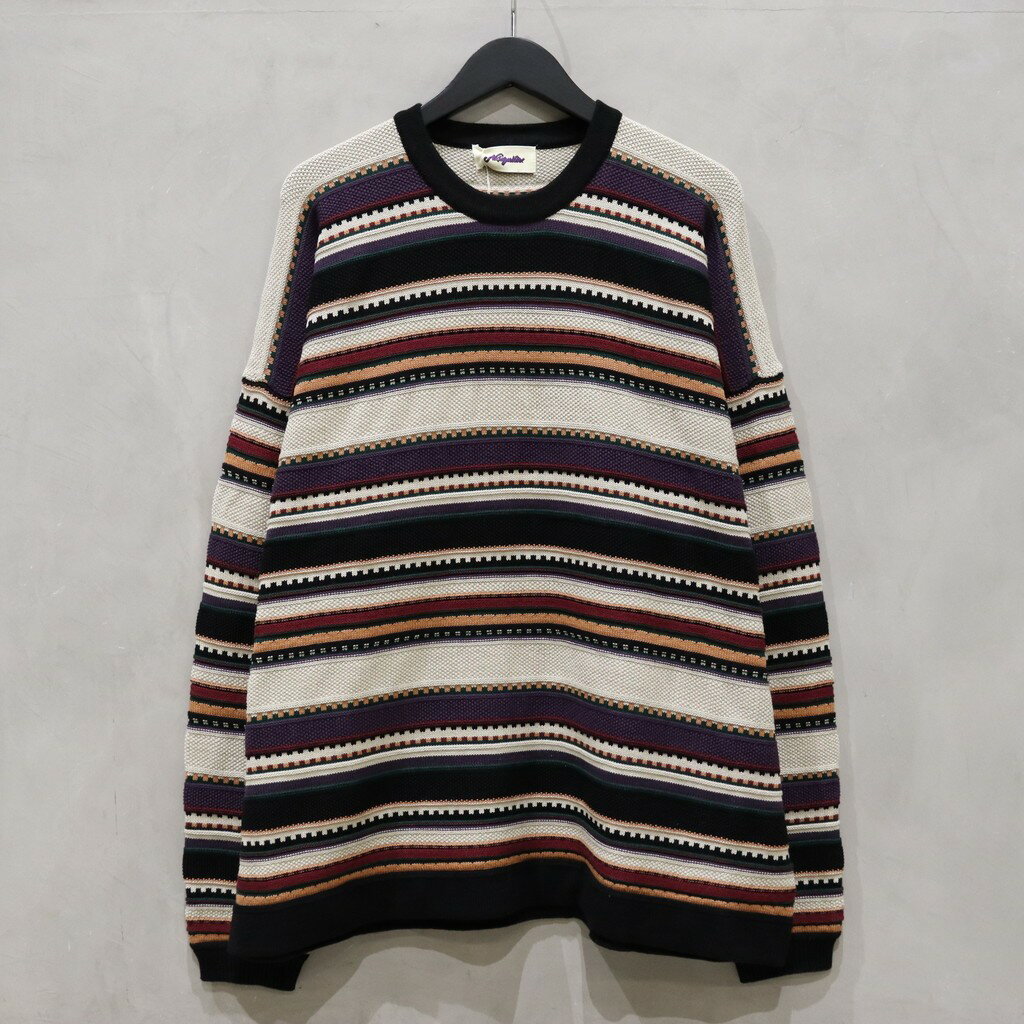 Rakuten - Nasngwam.｜90's BORDER KNIT #BEIGE [K2465201]