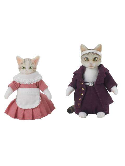 樂天商城 - ディーアイジー DIGKawaiiACTION 『なめ猫』玉三郎＆ミケ子セット アクションフィギュア