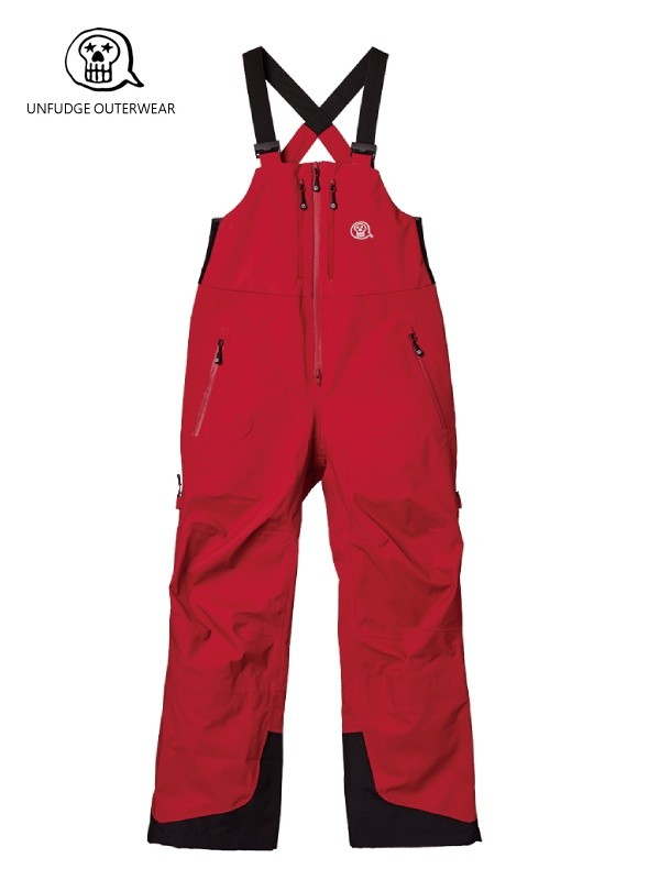 unfudge outerwear アンファッジ アウターウエア|24/25モデル PEEP BIB PANTS BASIC FIT #BURGUNDY