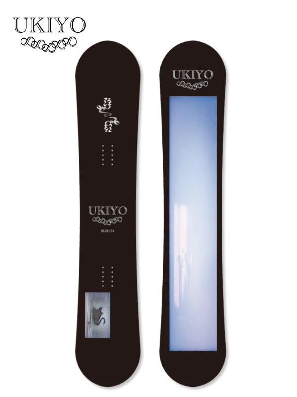 Ukiyo Snowboard �E�L���X�m�[�{�[�h�b24/25���f�� BLUE 151 #BLACK �y��^���i�z