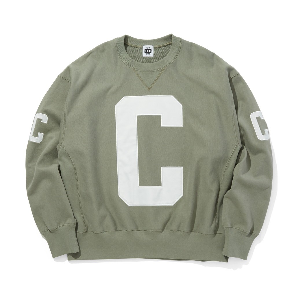Rakuten - CITY COUNTRY CITY｜APPLIQUE LOGO COTTON SWEATSHIRT_CCC #OD [CCC-243C001]