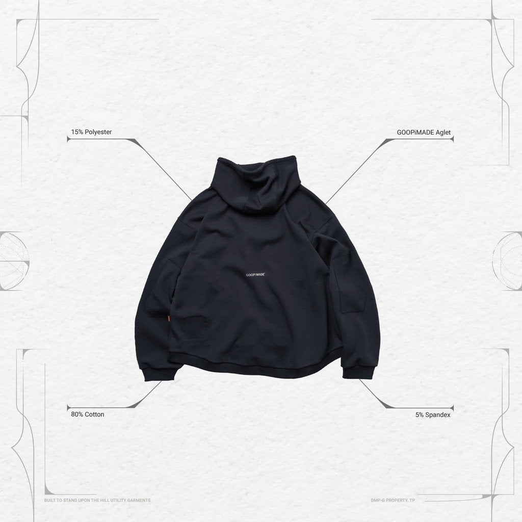 樂天商城 - GOOPiMADE｜VI-X03H - 「Misty Poet」 Logo Hoodie #BATHYAL [GOOPI-22AW-NOV-4]