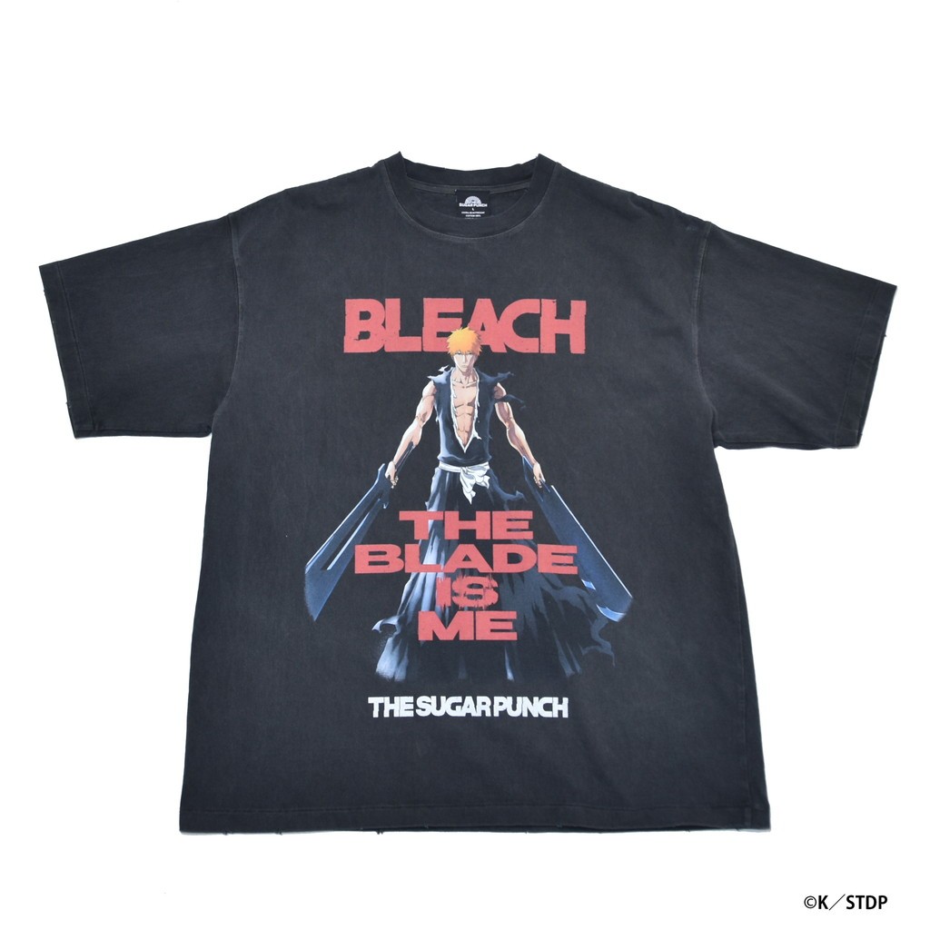 THE SUGAR PUNCH｜BLEACH | S/S T-Shirts - ICHIGO #BLACK [TBLM24AM001]