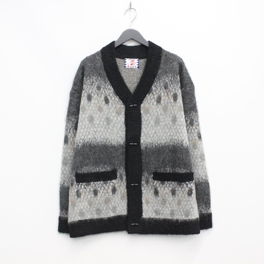 SON OF THE CHEESE｜BROWN TROUT CARDIGAN #GRAY [SC2220-KN01]