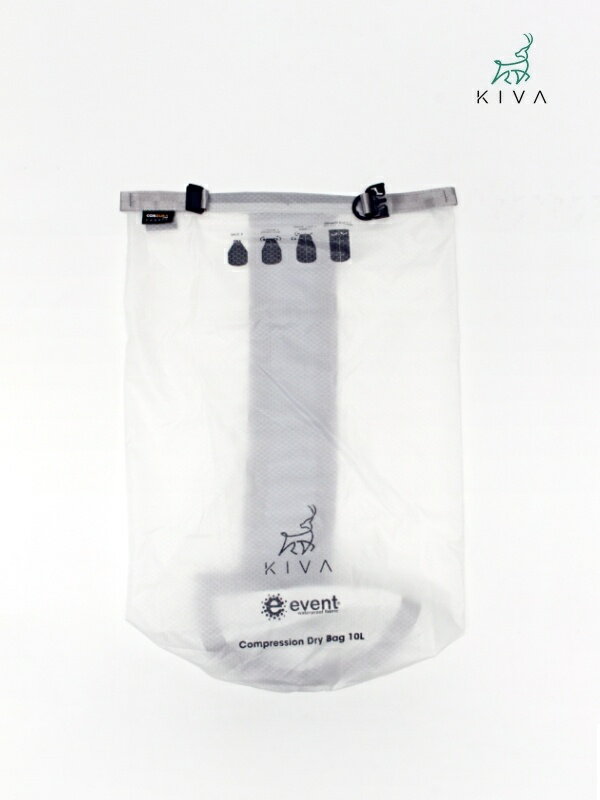 樂天商城 - KIVA Outdoors キバ アウトドアーズ｜Compression Dry Bag 10L #White [CDB010] コンプレッションドライバッグ 10L