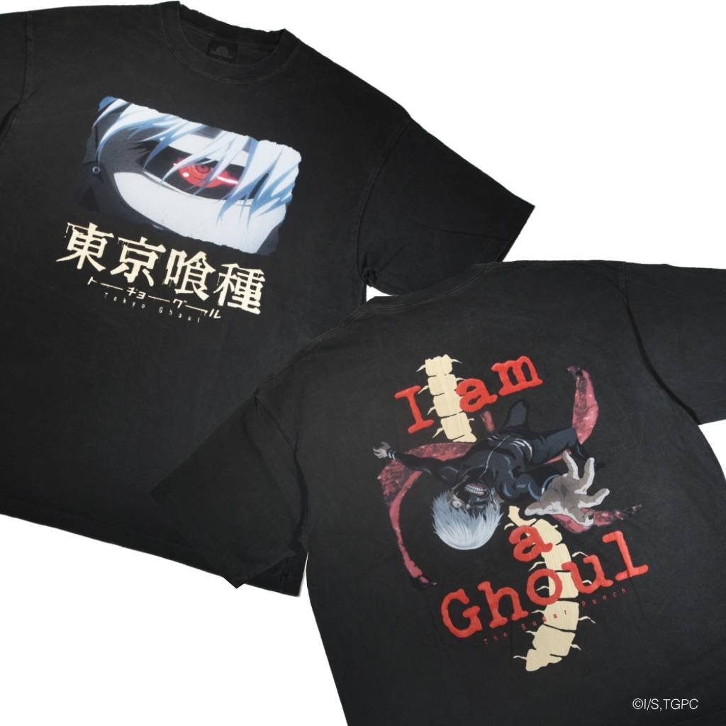 Rakuten - THE SUGAR PUNCH｜東京喰種 | S/S T-Shirt (KANEKI BACK BORN) #BLACK [TTGM25SM004]