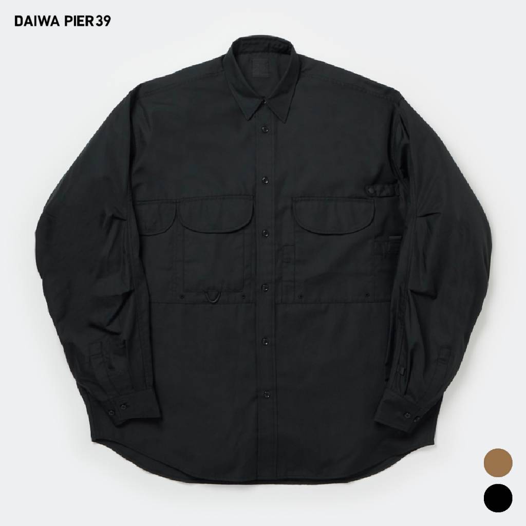 樂天商城 - DAIWA PIER39｜TECH FISHING SHIRT L/S #BLACK [BE-84025W]