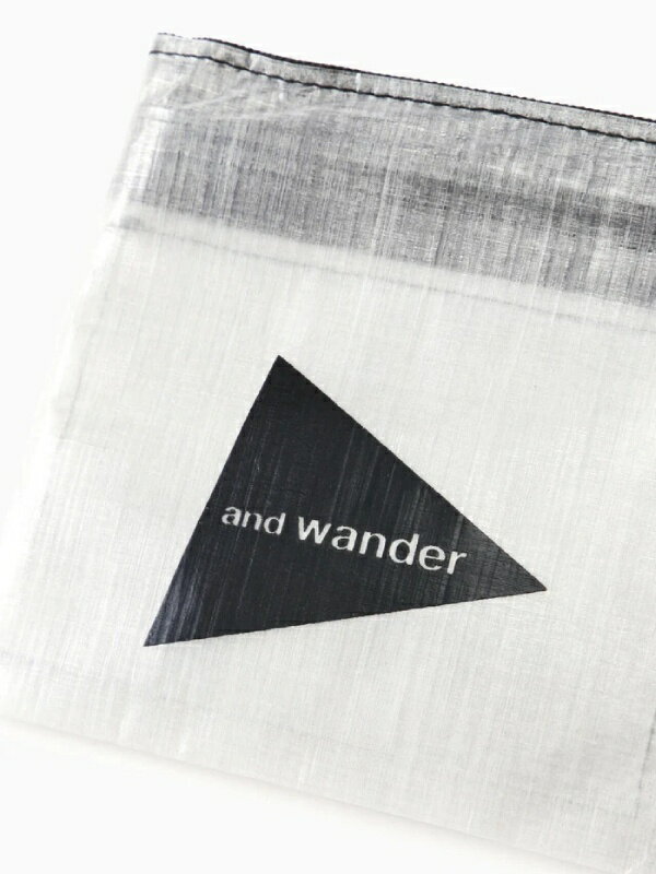 and wander ����ɥ�������UL wallet with Dyneema #off white [5745975210] UL������åȥ����ˡ���