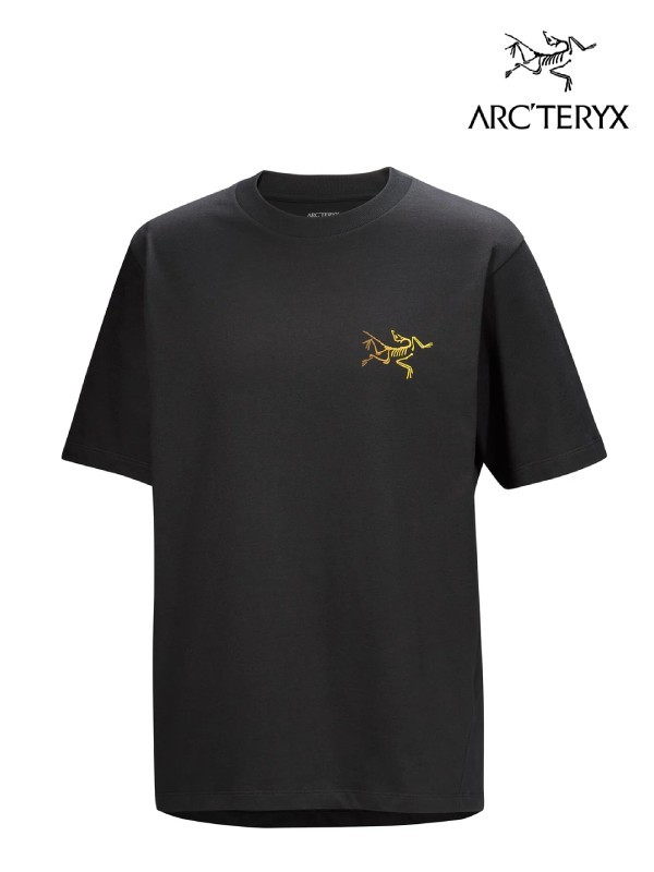 ARC'TERYX アークテリクス｜Kragg Cotton Logo SS M #24K Black [X00000846405] クラッグ コットン ロゴ ショートスリーブ メンズ