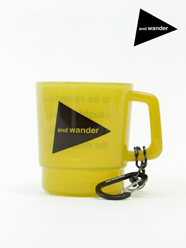 Mountaineering, Trekking - and wander アンドワンダー｜and wander logo PP mug #yellow [5744987701] アンドワンダー ロゴPPマグ
