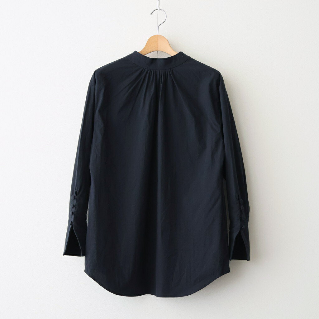 the last flower of the afternoon｜拡がる詩 Back open shirt #black [TLF-126-sh006-wcs]