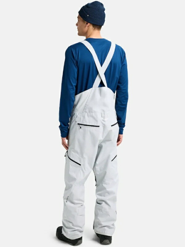 BURTON �С��ȥ��25/26��ǥ� Men's Reserve GORE-TEX 2L Bib Pants #GRAY CLOUD [302451] ��� �ꥶ���� �����ƥå��� 2L �ӥ֥ѥ�ġ�W_20��