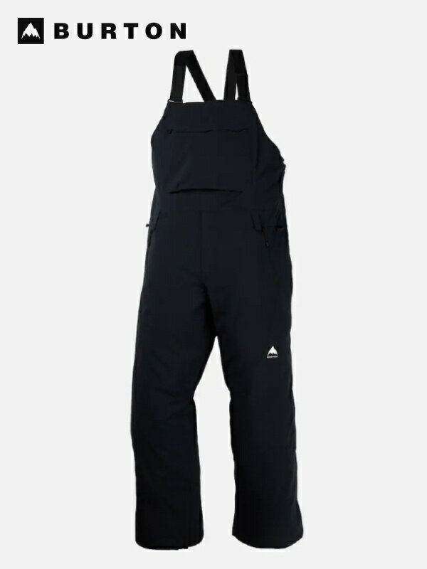 BURTON バートン｜25/26モデル Men's Reserve 2L Bib Pants #TRUE BLACK [302651] メンズ リザーブ 2L ビブパンツ【W_20】