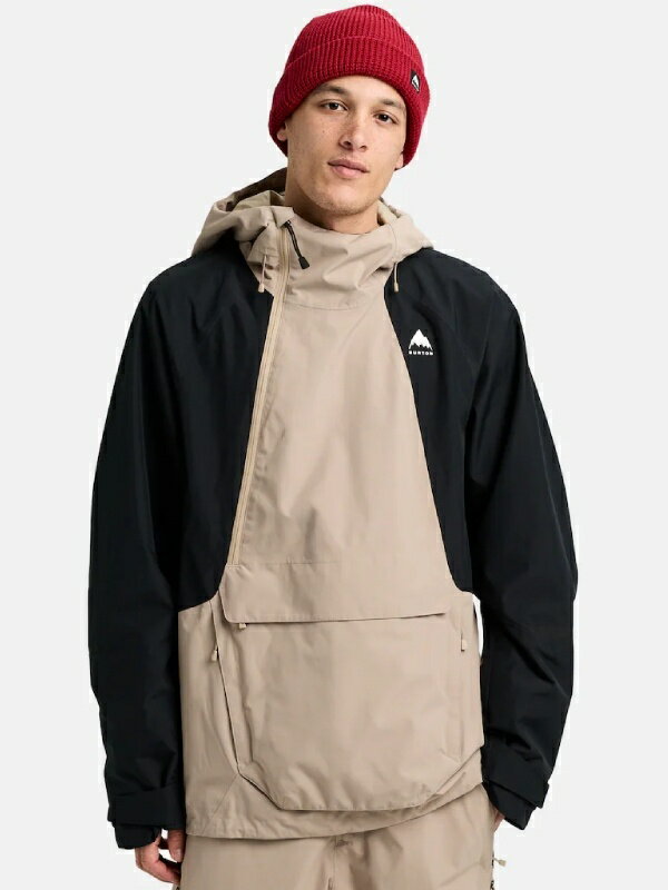 BURTON バートン｜25/26モデル Men's Reserve 2L Relaxed Anorak Jacket #SUMMIT TAUPE/TRUE BLACK [302591] メンズ リザーブ 2L リラックス アノラック ジャケット【S_30】 2