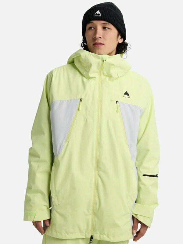 BURTON �С��ȥ��25/26��ǥ� Men's Reserve 2L 3-In-1 Jacket #GLOW YELLOW GREEN/GRAY CLOUD [304841] ��� �ꥶ���� 2L 3-in-1 ���㥱�åȡ�W_20��
