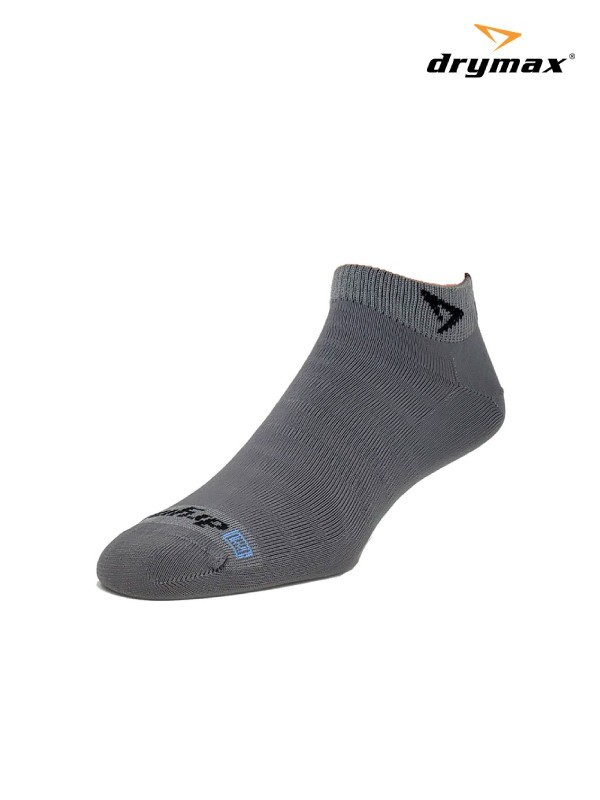 DRYMAX ドライマックス｜Hyper Thin Running Mini Crew #Dark Gray  ハイパー・シン・ランニング ミニクルー