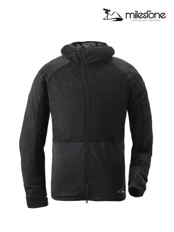milestone マイルストーン｜Cloud Hoody #CROW BLACK [MSRH-002] クラウドフーディー