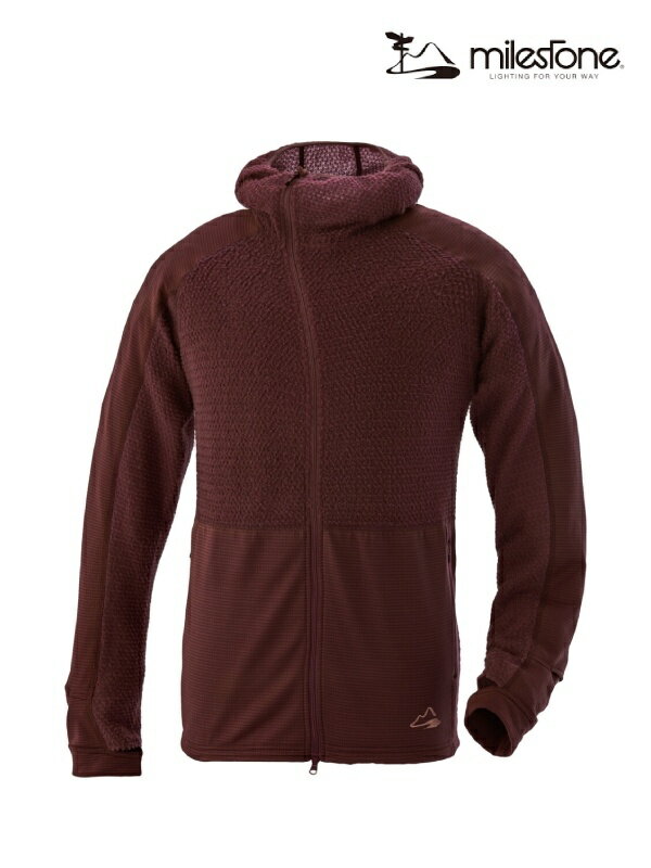 milestone マイルストーン｜Cloud Hoody #Cardinal Red [MSRH-002] クラウドフーディー