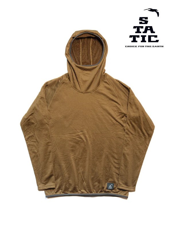 Outdoor - STATIC スタティック｜Adrift P/O Hoody #Olive Brown [25502] アドリフト プルオーバー フーディ