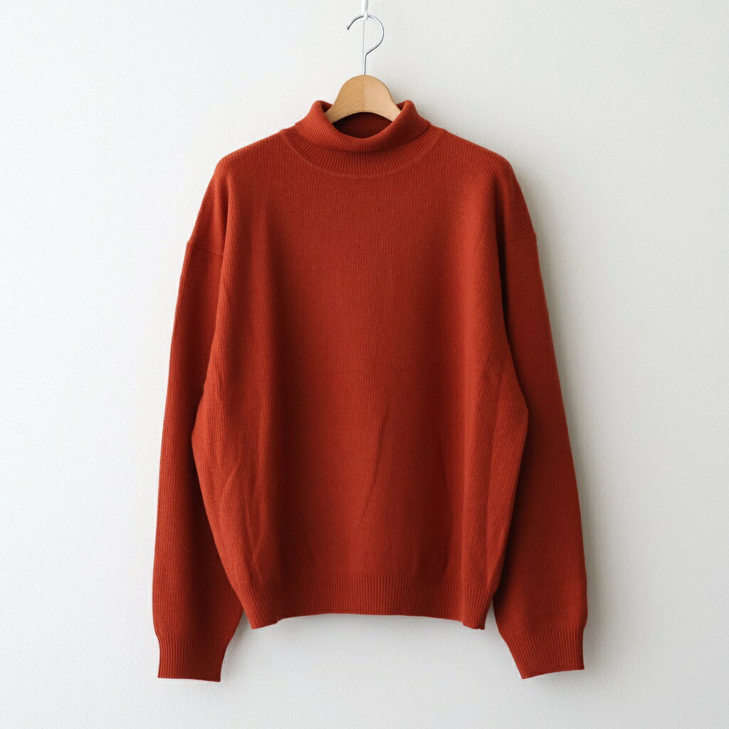 Rakuten - crepuscule｜Turtle Neck #BRICK [2503-006]