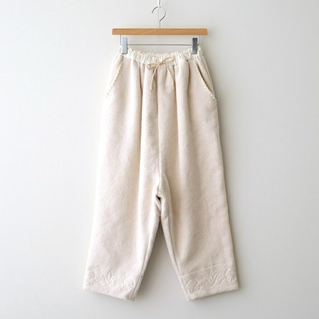 乐天商城 - the last flower of the afternoon｜幻の花 Embroidery pants #milk [TLF-126-pa005-nc]