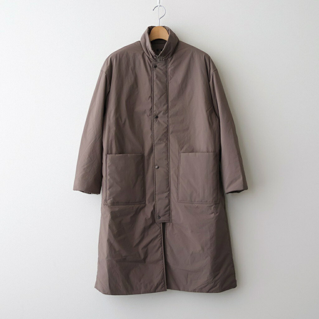 UNIVERSAL TISSU｜ナイロンキルティング(発熱中綿) ステンコート #021 モカ [TS253CO061]