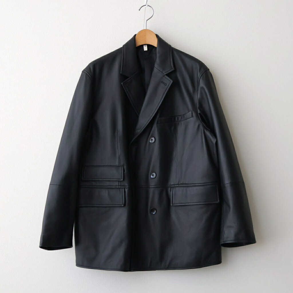 乐天商城 - CCU｜DOUBLE BREASTED JKT #BLACK [SH-62-C-SHEEP-4]