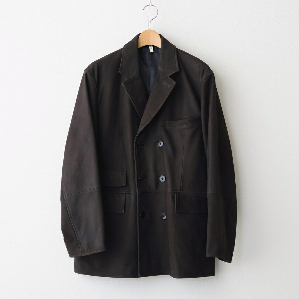 CCU｜DOUBLE BREASTED JKT #BROWN 