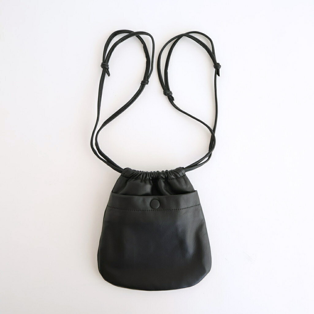 Rakuten - CCU｜DRAWSTRING BAG #BLACK [BG-32-C-SHEEP-4]
