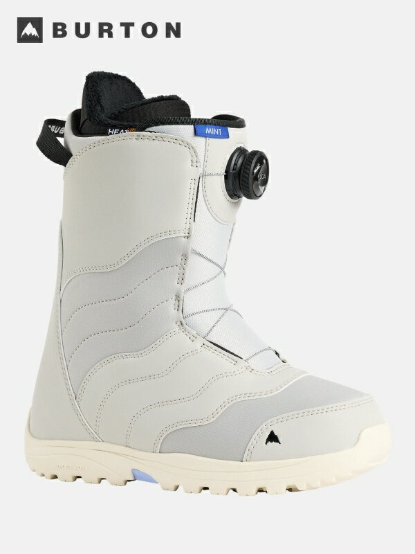 BURTON o[gb25/26f Women's Mint BOA Wide Snowboard Boots #GRAY CLOUD [131771] ~g BOA Ch ...