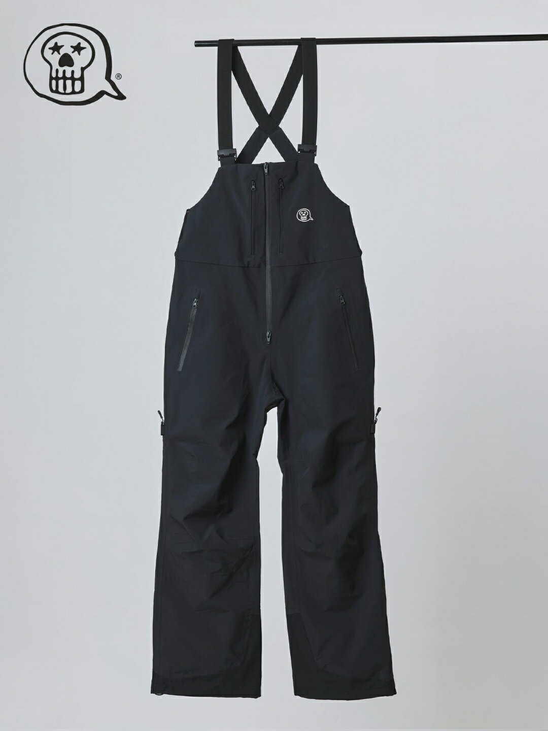 unfudge outerwear アンファッジ アウターウエア｜25/26モデル PEEP BIB PANTS STANDARD FIT #BLACK ピ..