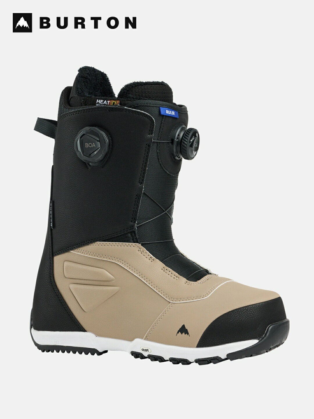 BURTON バートン｜25/26モデル Men's Ruler BOA Wide Snowboard Boots #BLACK/SUMMIT TAUPE [203171] ..