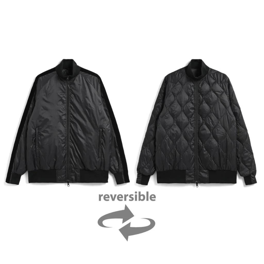 Rakuten - TAION｜TRACK NYON DOWN JACKET #BK（LINE/BLACK） [TAION-JK13JS]