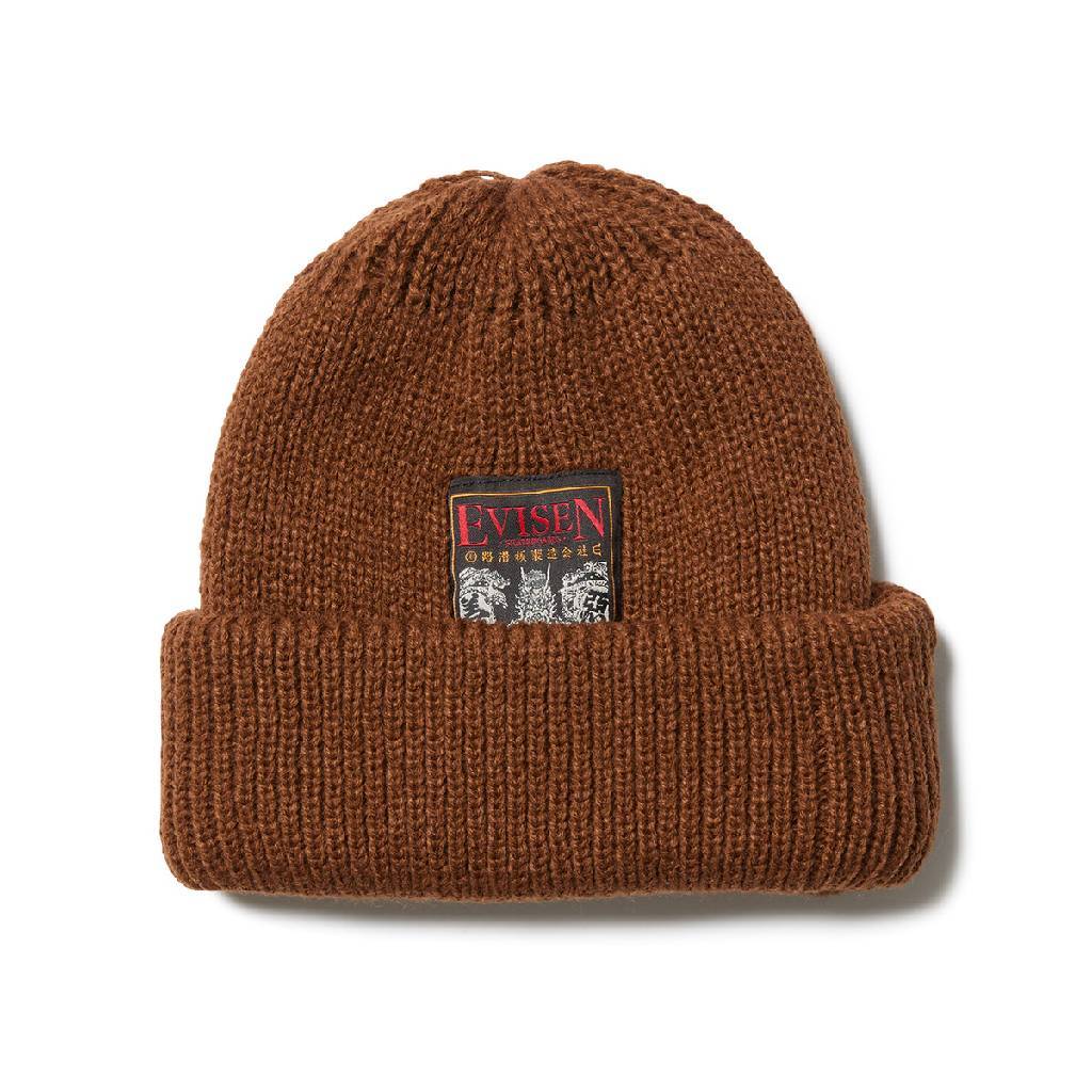 Rakuten - Evisen Skateboards｜DRAGON TAG WATCH CAP #Dark Brown [25FW_H07]