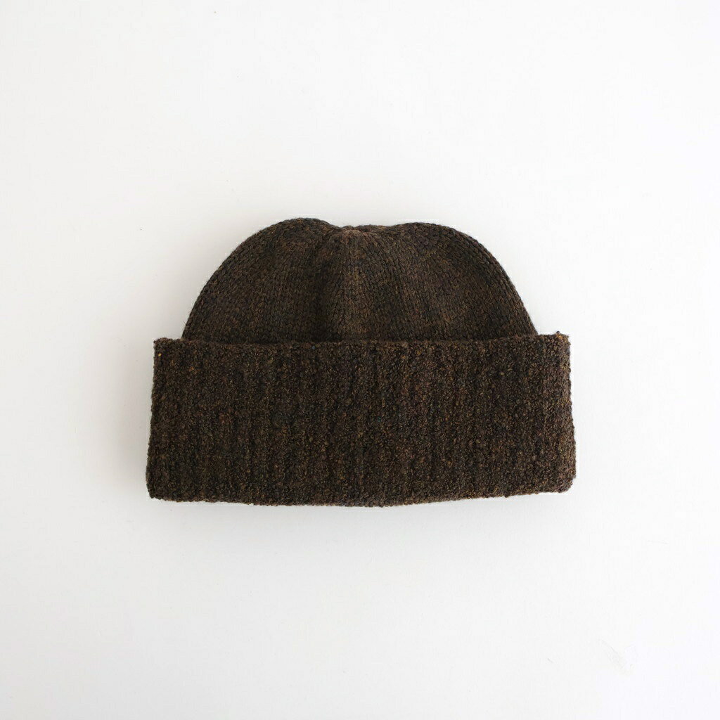 crepuscule｜Wool Knit Cap #D.BROWN [2503-025]