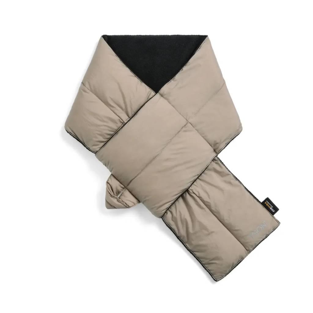 TAION｜WORK DOWN SCARF #S.BEIGE [TAION-201WK]