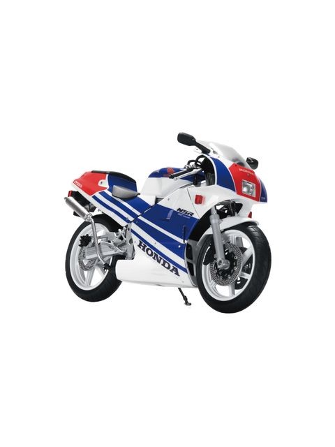Rakuten - 1/12 完成品バイク Honda NSR250R '89 ロスホワイト×テラブルー