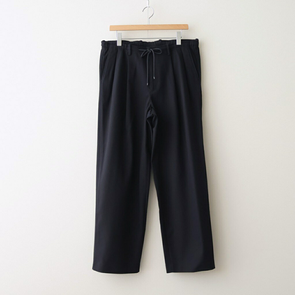 MARKAWARE｜DOUBLE PLEATED EASY TROUSERS #NAVY 