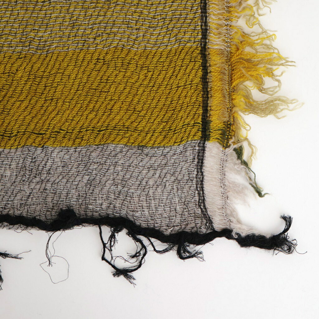 tamaki niime｜roots shawl MIDDLE #E [YE-BK-1375]