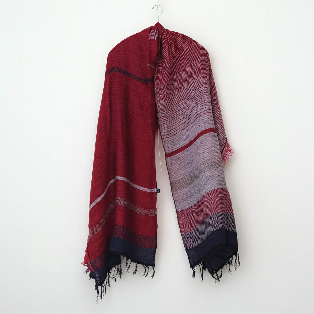 tamaki niime｜roots shawl MIDDLE #H [RD-PK-1615]