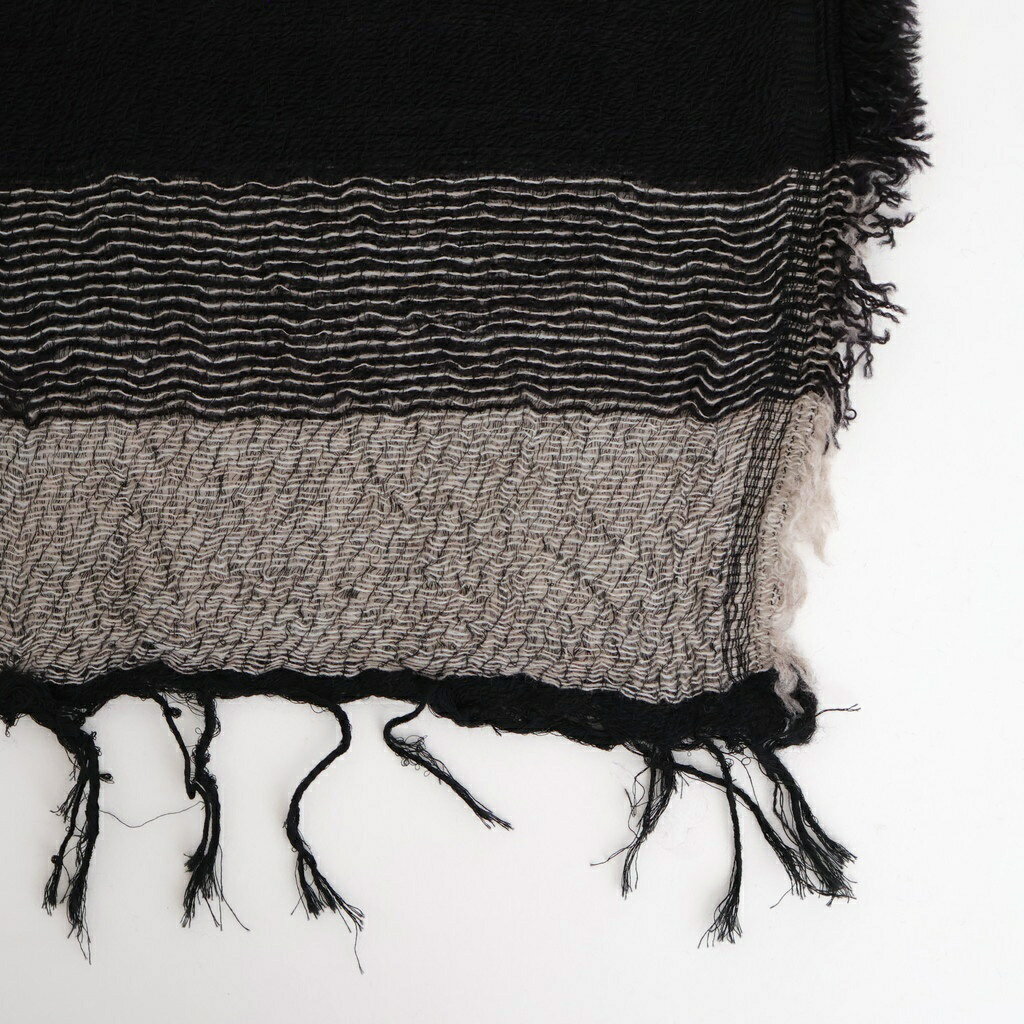 tamaki niime｜roots shawl MIDDLE #F [BK-GY-1119]