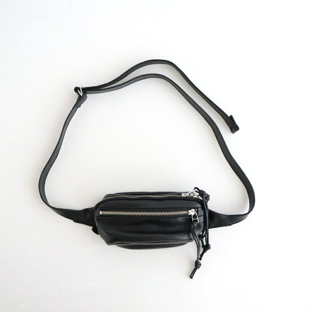 Rakuten - CCU｜BELT WAIST BAG #BLACK [BG-44-C-COW-5]