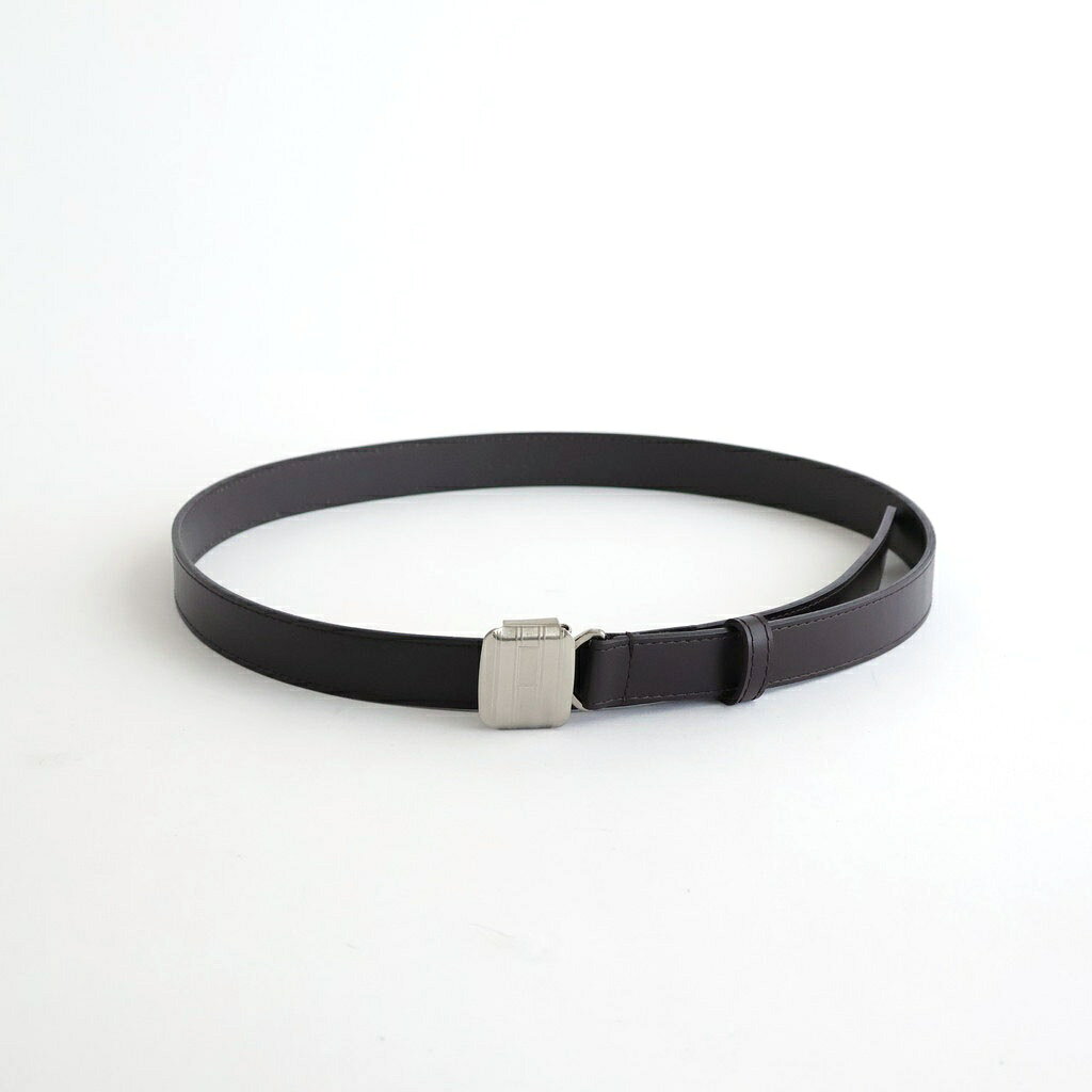 Cashmere - CCU｜SLIDE BUCKLE BELT #BROWN [AC-16-C-CALF-5]