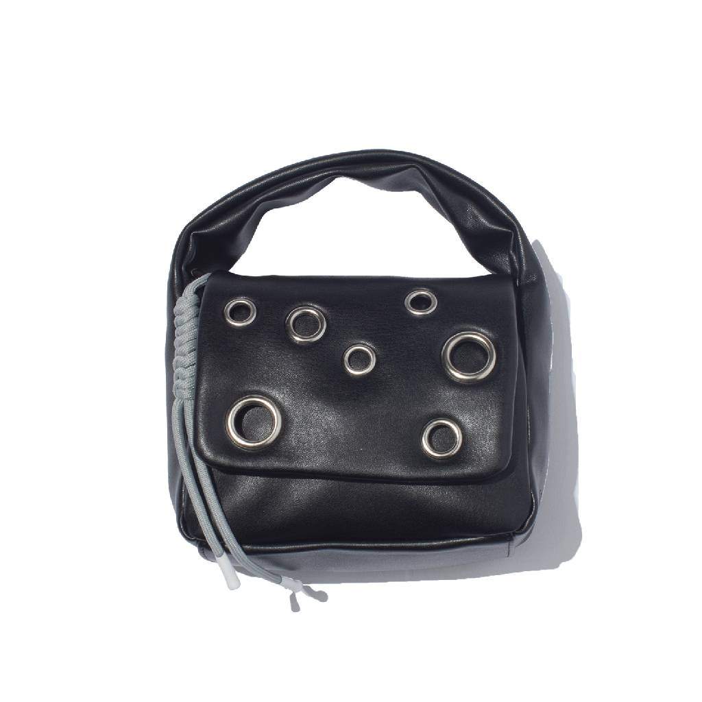 Rakuten - F/CE.｜TECH LEATHER EYELET MINI POACH #BLACK [FEL34261B0006]