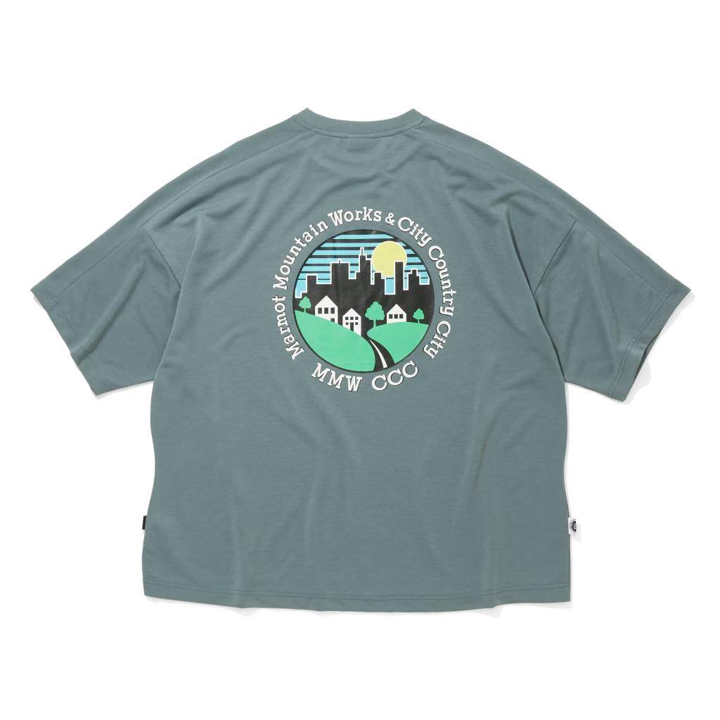 Rakuten - CITY COUNTRY CITY｜Marmot | MMWCCC FEEL UP T-SHIRT_MOTIVATION #GREEN [CCC-261C002]