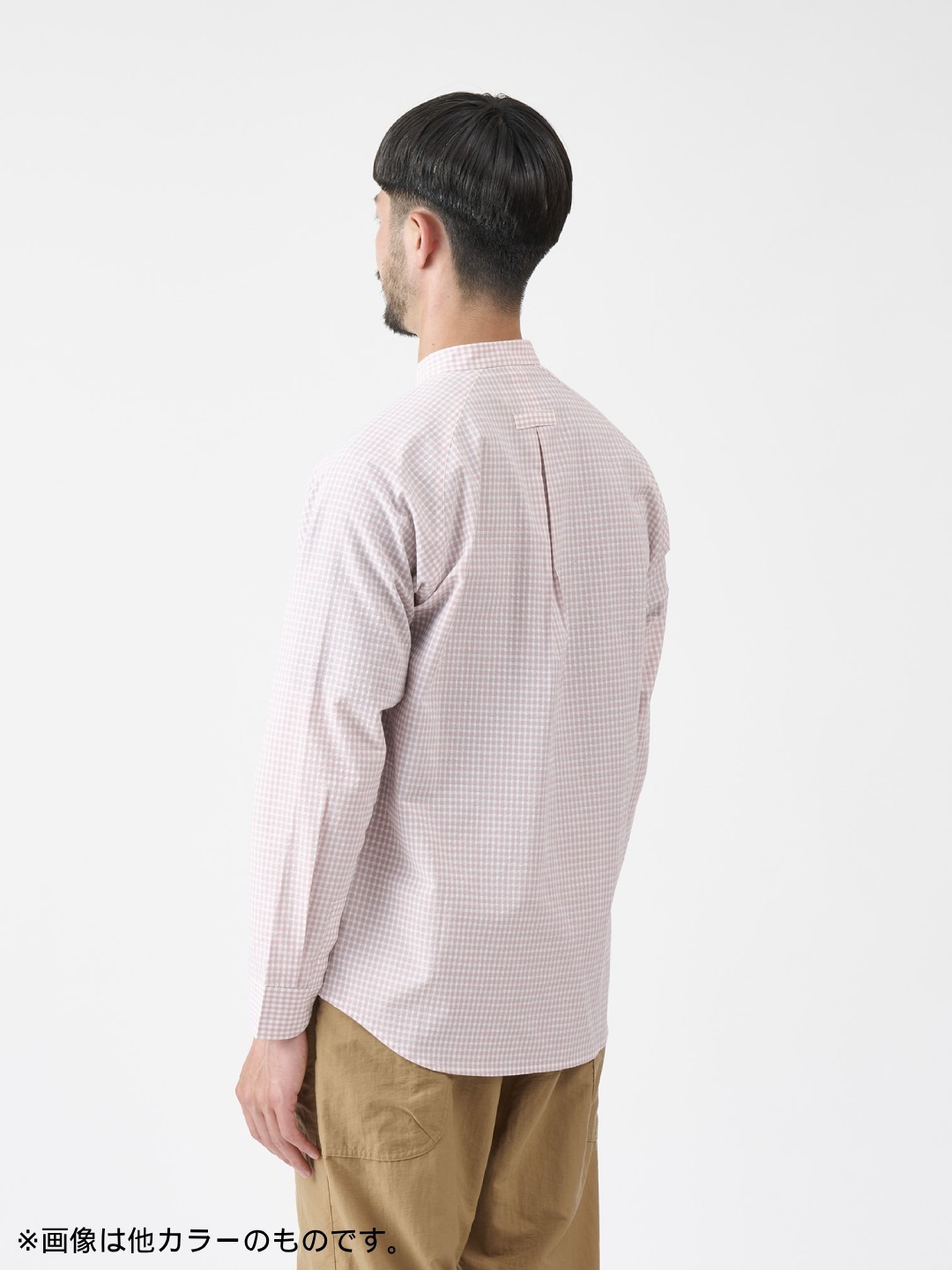 AXESQUIN アクシーズクイン｜ギンガムサッカーのバンドカラーシャツ #ロクショウ [...